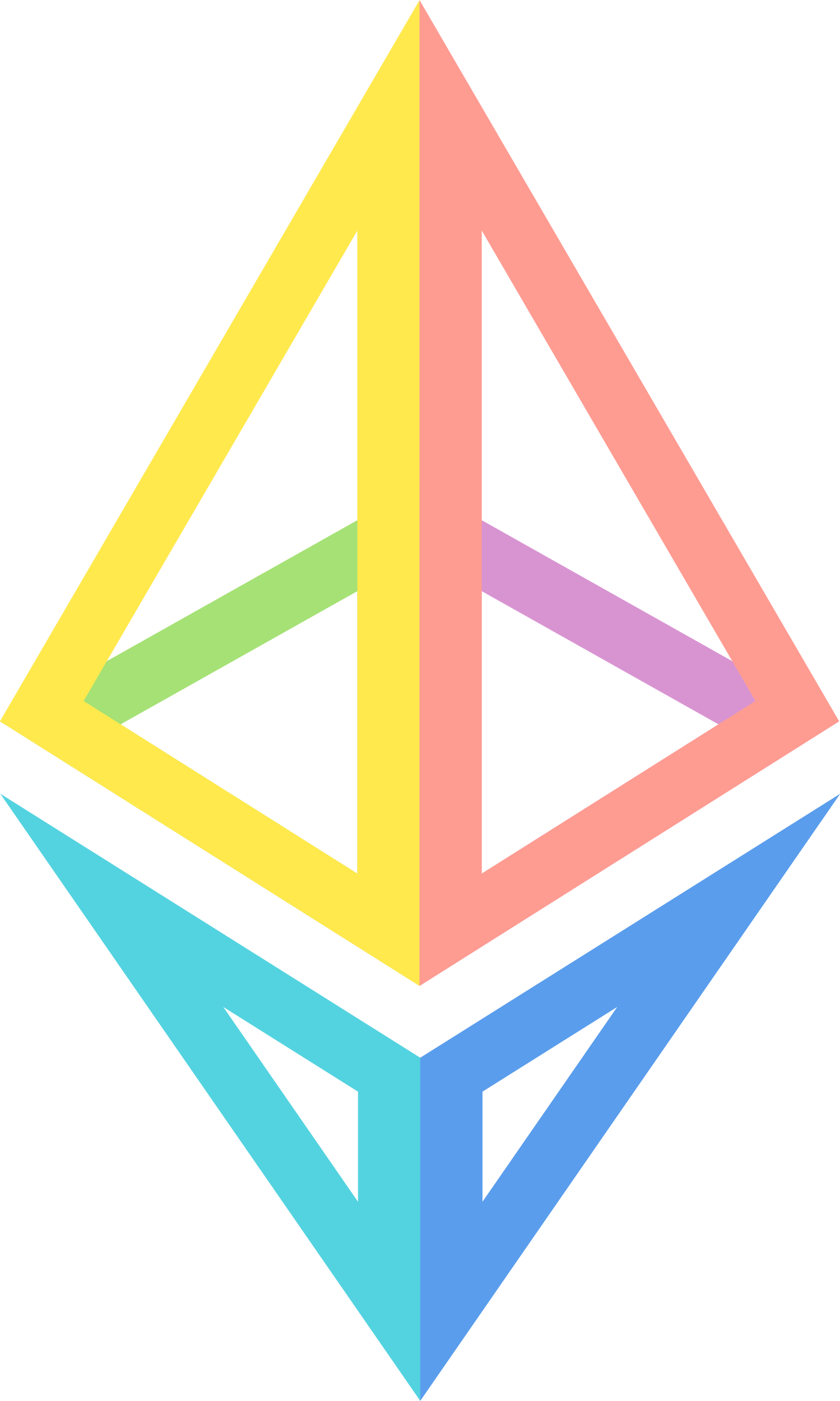 Ethereum Diamond Rainbow Logo